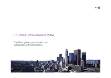 BT Unified Communications Video