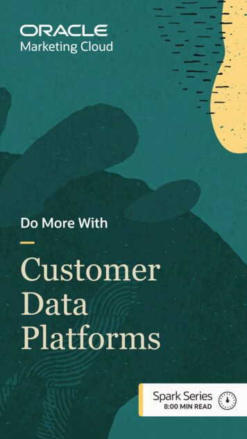Do More With Customer Data Platforms