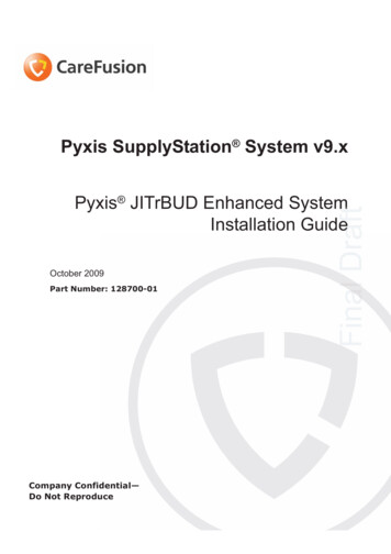 Pyxis SupplyStation System V9