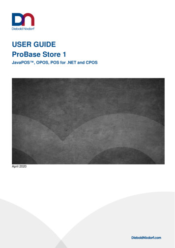 USER GUIDE ProBase Store 1 - Retail Technology