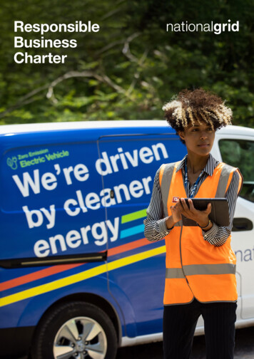 Responsible Business Charter - National Grid