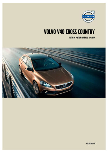 VOLVO V40 CROSS COUNTRY