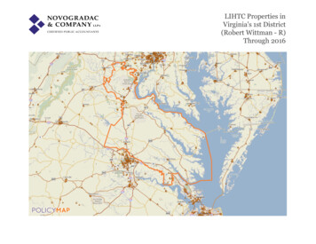 LIHTC Properties In Virginia's 1st District (Robert .