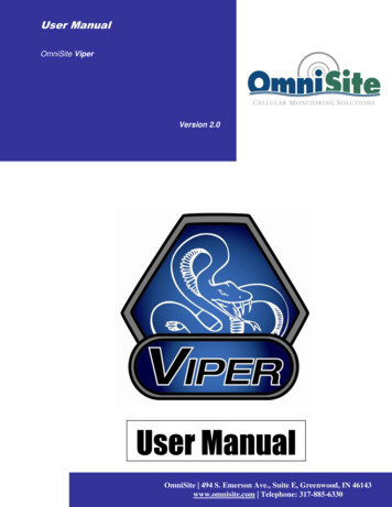 User Manual - OmniSite