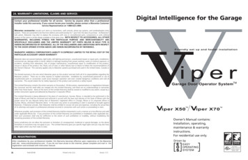 Digital Intelligence For The Garage - Viper Home Viper .