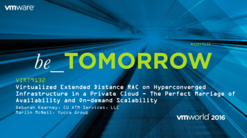 Virtualized Extended Distance RAC On Hyperconverged .