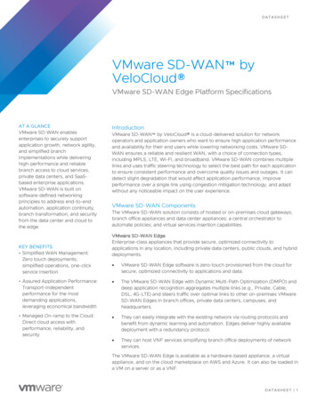 VMware SD-WAN By VeloCloud - VirtualizationWorks 