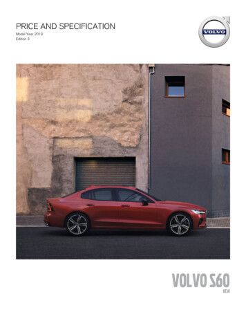PRICE AND SPECIFICATION - Volvo Lease Deals UK