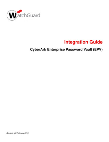 CyberArk Enterprise Password Vault (EPV)