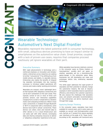 Wearable Technology: Automotive's Next Digital Frontier