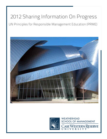 2012 Sharing Information On Progress