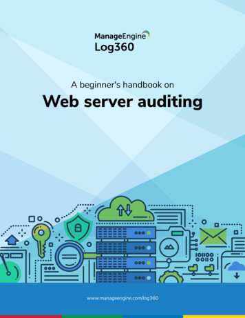 A Beginner's Handbook On Web Server Auditing