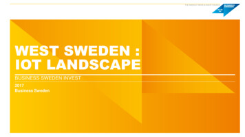 WEST SWEDEN : IOT LANDSCAPE