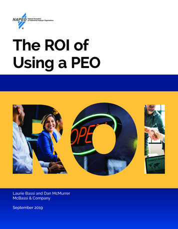 The ROI Of Using A PEO