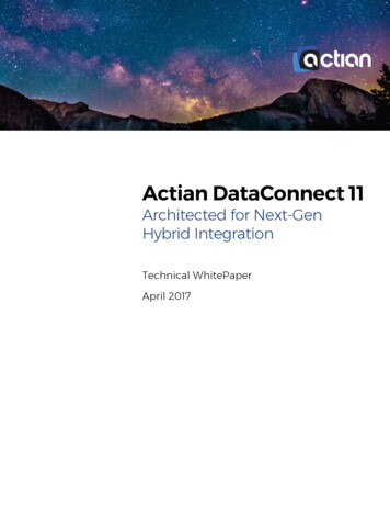 Actian DataConnect 11 - Hybrid Data Management .