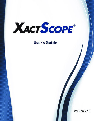XactScope 27.5 UG Cover - Top Adjuster