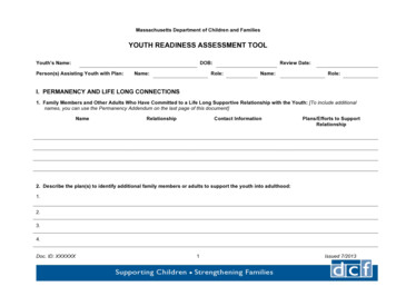 Youth Readiness Assessment Tool 7-2013 - FCSN