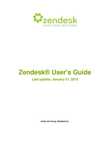 Zendesk User's Guide