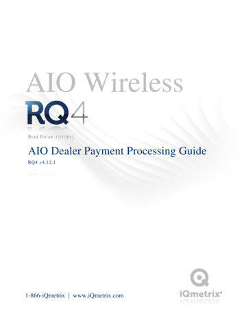AIO Dealer Payment Processing Guide - Files.iqmetrix 