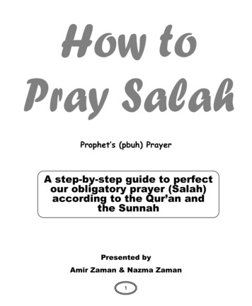 Prophet’s (pbuh) Prayer For Children