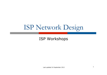 1 - ISP Network Design - INES