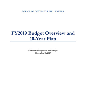 FY2019 Budget Overview And 10-Year Plan - Omb.alaska.gov