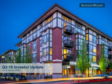 Q2-19 Investor Update - Kennedy Wilson
