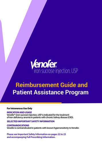 Reimbursement Guide And Patient Assistance Program