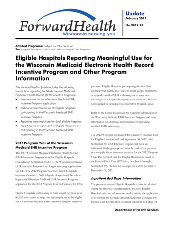 Eligible Hospitals Reporting Meaningful Use For The .