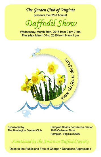 Presents The 82nd Annual Daffodil Show
