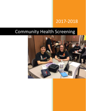 Community Health Screening
