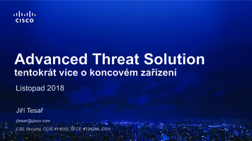 Advanced Threat Solution - Cisco