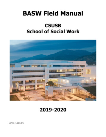 CSUSB School Of Social Work