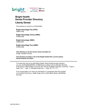 Bright Health Dental Provider Directory Liberty Dental