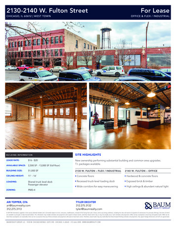 2130-2140 W. Fulton Street For Lease - Baum Realty Group