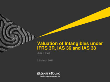 Valuation Of Intangibles Under IFRS 3R, IAS 36 And IAS 38