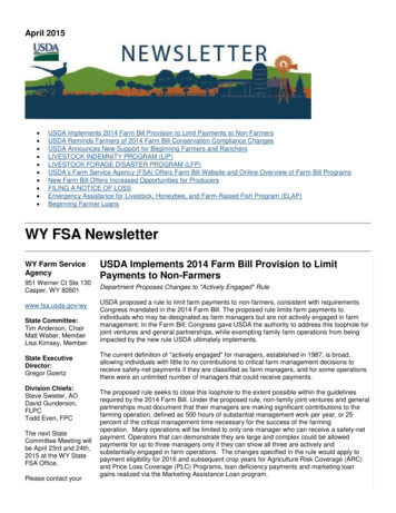 WY FSA Newsletter