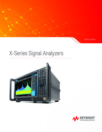 X-Series Signal Analyzers - Keysight