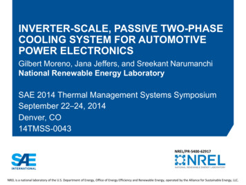 INVERTER-SCALE, PASSIVE TWO -PHASE COOLING SYSTEM 