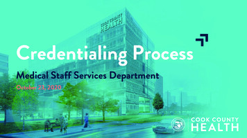 Credentialing Process - Cook County Health