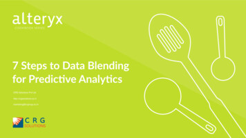 7 Steps To Data Blending - Big Data Analytics Business .