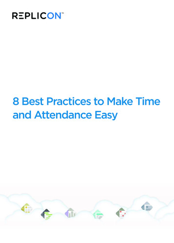 8 Best Practices To Make Time And Attendance Easy