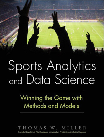 Sports Analytics And Data Science: Winning The Game With .