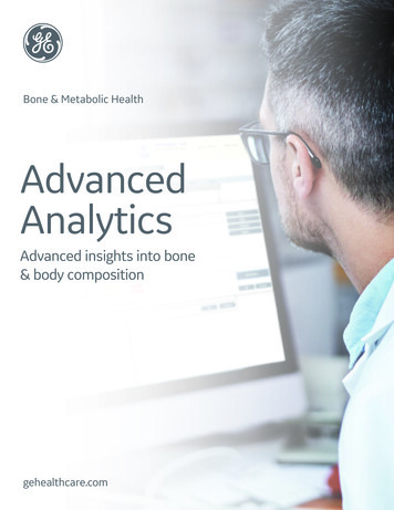 Advanced Analytics - GE Healthcare