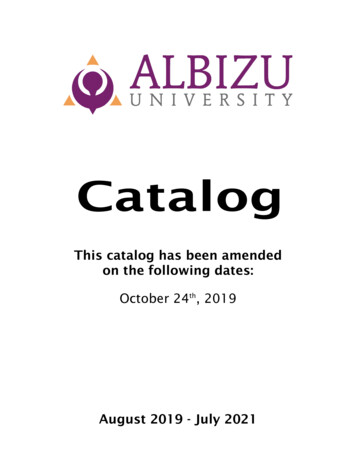 On The Following Dates - Albizu University