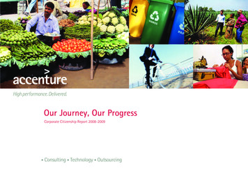 Our Journey, Our Progress - Accenture