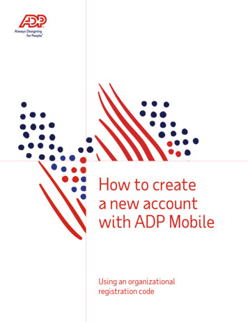 How To Create A New Account With ADP Mobile