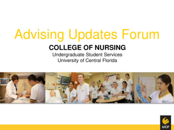 Advising Updates Forum - University Of Central Florida