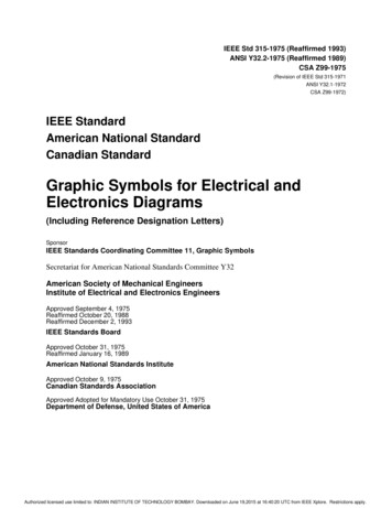 Graphic Symbols For Electrical And Electronics Diagrams