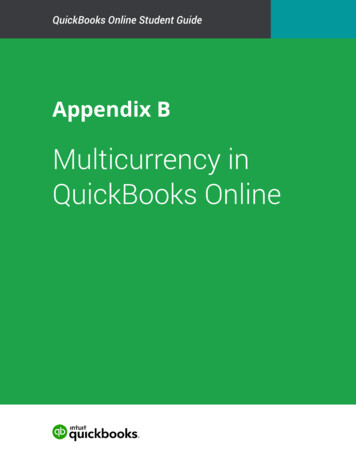 Multicurrency In QuickBooks Online - Intuit